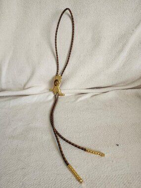 Braided Leather Bolo
